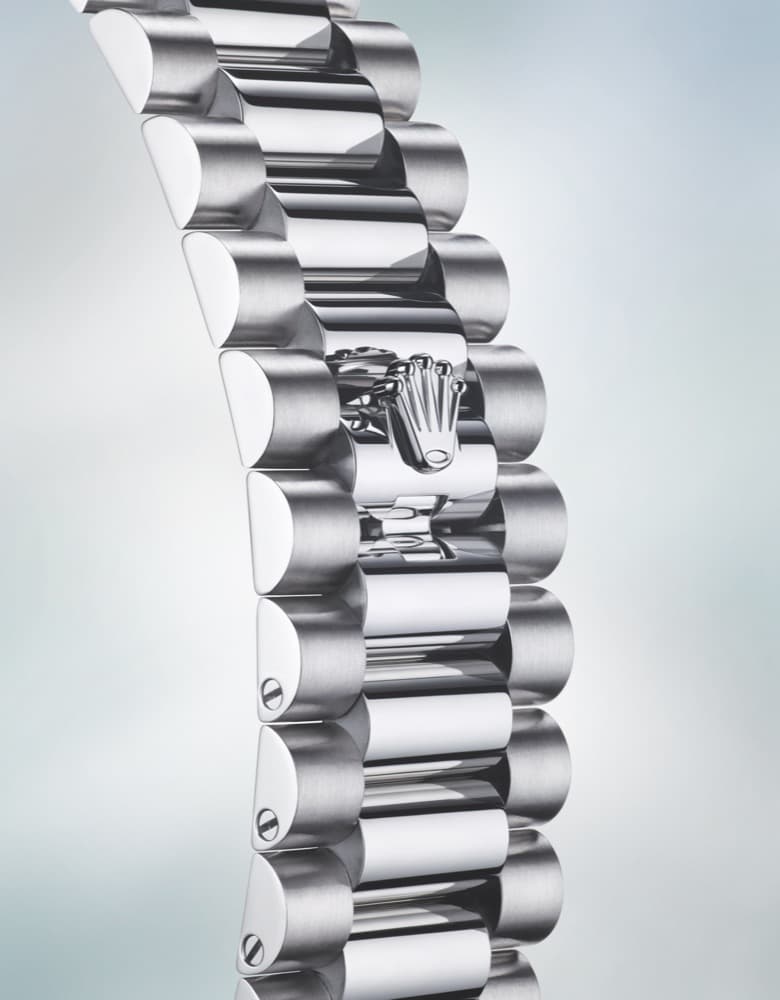 Rolex three-piece link President bracelet