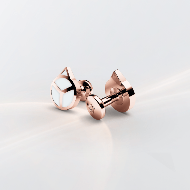 'Hand' cufflinks — Everose gold
