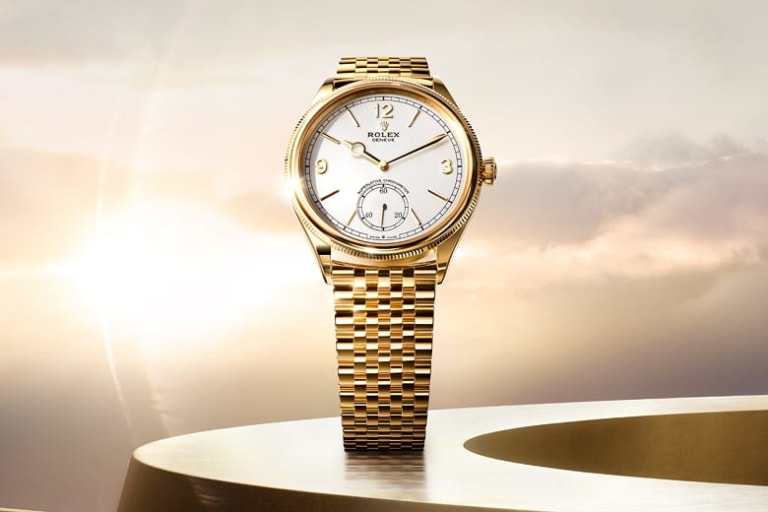 Rolex 1908 yellow gold, polished finish